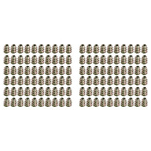 M4x10mm Thread Interface Screw Insert Nuts 120 Pcs for Wooden Furniture