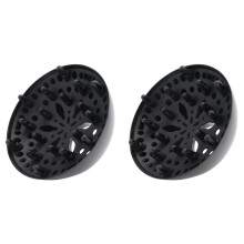 2X Professionell Salong Frisör Hårtork Spridare Blåsmunstycke Frisör Hårtork Diffuser