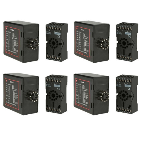 4X PD132 Single Channel Inductive Vehicle Loop Detector for the Car Parking Lot