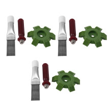 6X Radiator Comb Evaporator Air Conditioning Tools Fin Repair Comb Auto Car Plastic A/C Condenser Fin