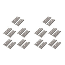 3 Inch Silver Tone Stainless Steel 360 Degree Rotating Window Door Flag Hinge 20 Pieces