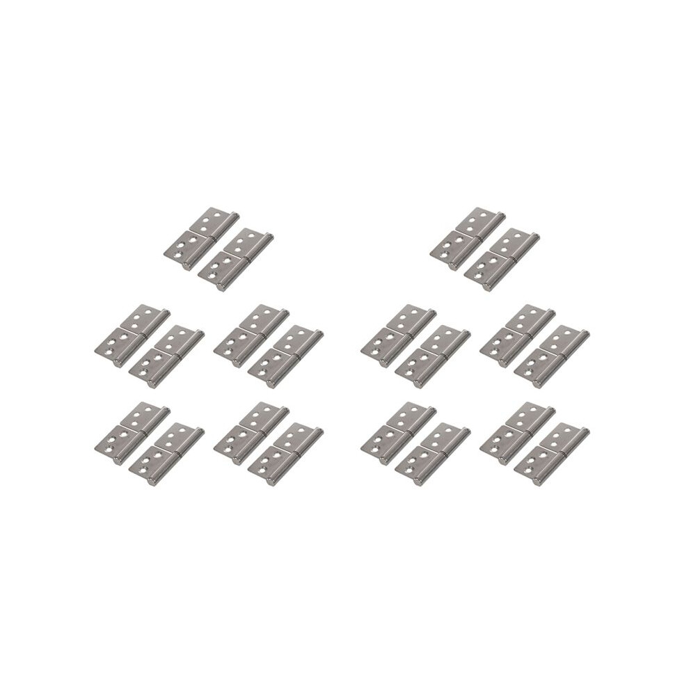 3 Inch Silver Tone Stainless Steel 360 Degree Rotating Window Door Flag Hinge 20 Pieces 6032227019569