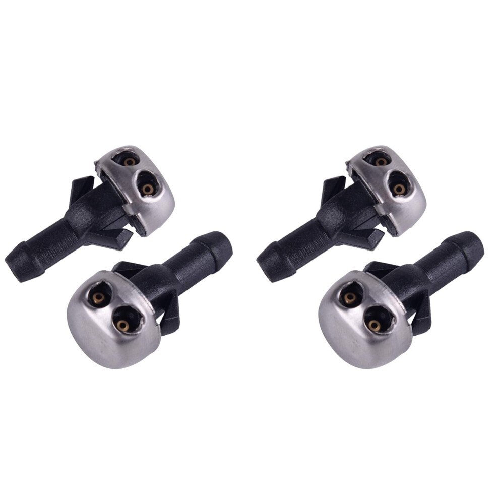 4Pcs Windshield Washer Nozzle Water Spray Jet Fit For R107 W114 W115 230 240D 380 450 560 Sl Slc 1078600147 Brecantia