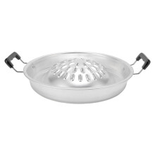 Thai Korean BBQ Grill Pan 35cm Non Stick 2 in 1 Hot Pot for Gas Charcoal Camping Home Cooking