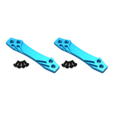 2X Metal Front Bumper Plate for  TT02 TT-02 1/10 RC Car Upgrade Parts