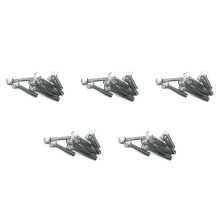40 Pieces of Gray Reusable Glass Oil Lamp Burners