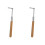 2X Professional Piano Tuning Hammer Wrench Tool Octagon Core Hammer Solid Wood Handle Piano Tuning Tool 1