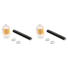 2X Air Heater Duct Pipe Parking Heater Yellow Air Intake Filter Silencer for Webasto Eberspacher