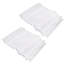 200 Pezzi Make Brush Pen Rete Copertura Cover Guaina Protezioni Protezioni Custodia Protettiva Guaina Net (Bianco)