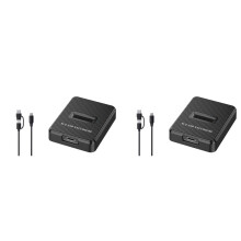 2X M.2 NVMe & to USB C Docking Station Dual Protocol M.2 to USB C Adapter 10Gbps External SSD Enclosure with USB C