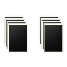 8 Blatt Lasergravur-Markierungspapier, 15,35 X 10,63 Zoll Laser-Farbgravurpapier (Schwarz, 39 X 27 cm)