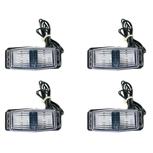 4X Front Grill Light LED  Lamp for     Truck Lorry Front Double Burner Indicator Lights B