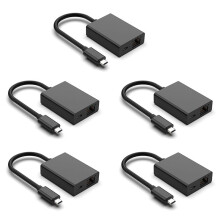5X Micro-USB Network Card Ethernet Adapter 100M Network Card Adapter for 4K Fire TV Stick Ethernet  Router