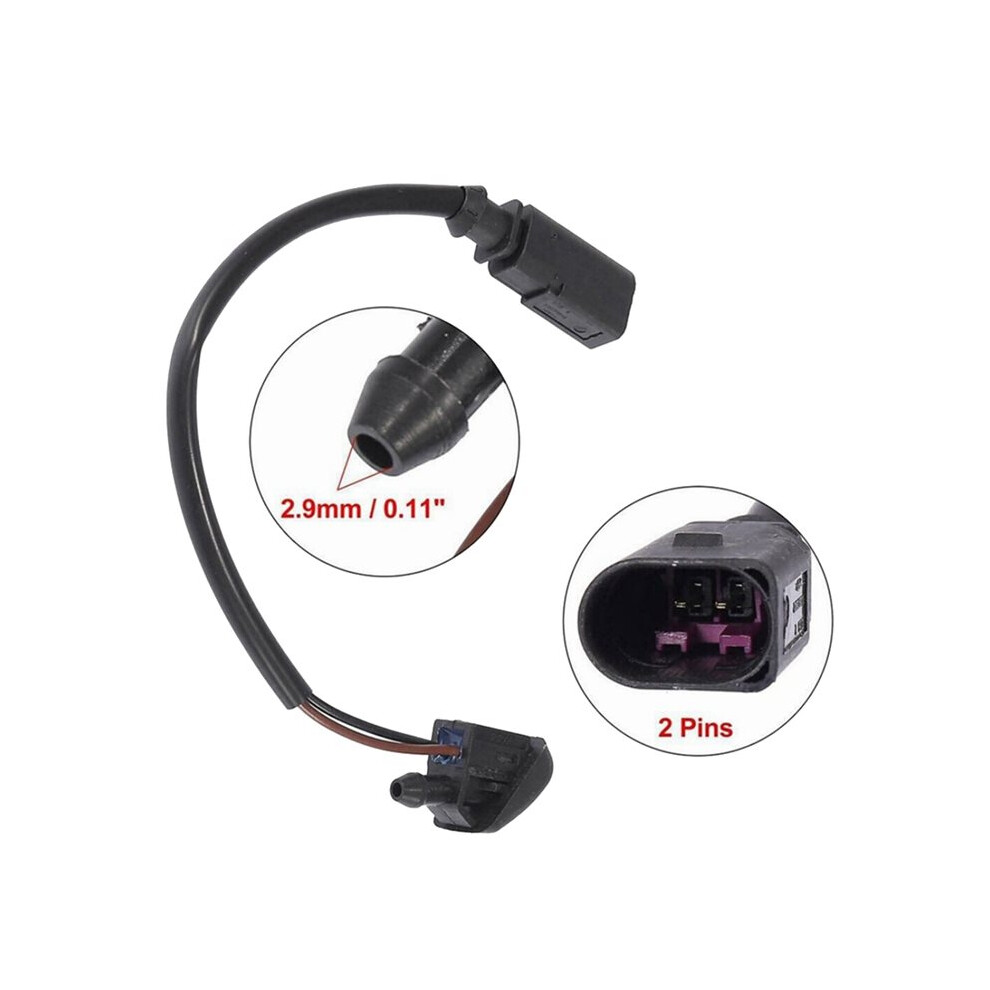 2X Car Windshield Windscreen Washer Nozzle Jet 5J0955986 For 6N Fabia Octavia Roomster 1996-2015 6032923739808
