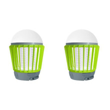 2X Mosquito Killer Lamp Outdoor Rechargeable Waterproof Lighting Outdoor Mosquito Killer Bedroom Mosquito Catcher B