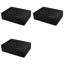 3X Turntable Dust Cover Foldable Turntable Sleeves Dustproof Protective Cover for AT-LP120XUSB Black