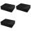 3X Housse de Protection Pliable pour Platine Vinyle  AT-LP120XUSB, Noire 1