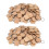120Pcs Blank Square Wooden Keychain DIY Key Tag Gift 1
