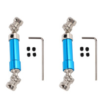 2X Metal Rear Drive Shaft Cvd for 12428 12423 1/12 Rc Car Crawler Short Course Truck Upgrade Hop- Parts,