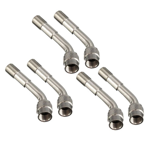 6pcs Adattatore per Prolunga Valvola per Pneumatici Prolunga per Pneumatici per Auto da 135 Gradi