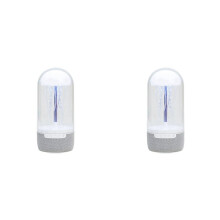2X Jellyfish Lamp Speaker Colorful Portable HiFi Stereo with 3D Surround Sound, Subwoofer, Home Theater System