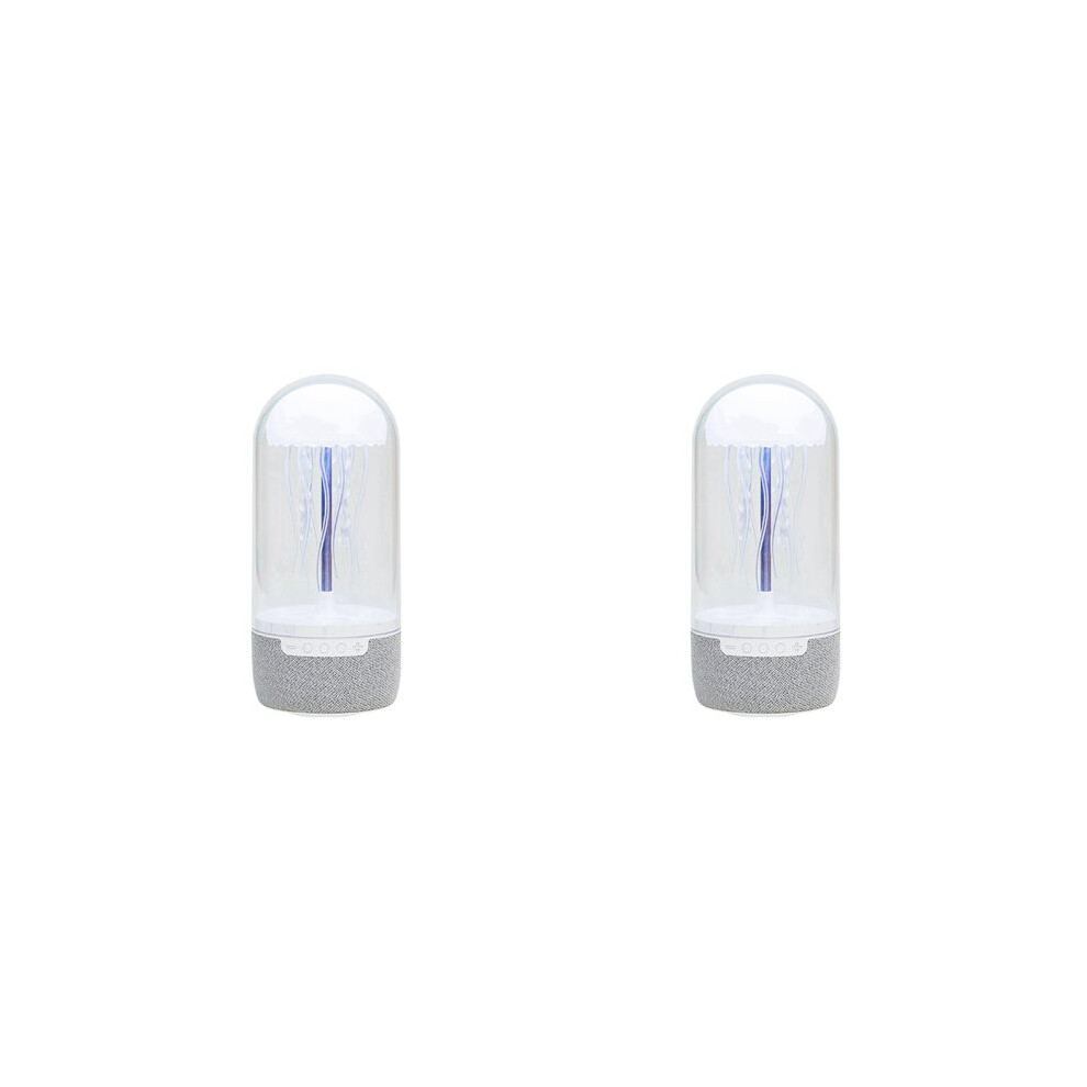 2X Jellyfish Lamp Speaker Colorful Portable Hifi Stereo With 3D Surround Sound, Subwoofer, Home Theater System 6031418831973