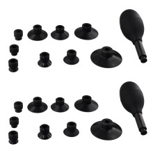 2er-Set Linsensauger-Set 10 in 1 mit 18 Auswechselbaren Saugnäpfen Starke Saugkraft Manueller Vakuum-Saugstift Linsenabzieher
