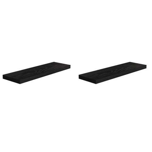 2X Prateleiras Flutuantes para Parede, Prateleira de Parede Madeira 16 Polegadas para Decoração/Armazenamento/Exibição de Ambientes, para Quarto,