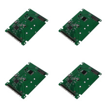 4X M.2 NGFF B + M Schlüssel SSD auf 44 Pin 2.5 Ide Converter Adapterkarte mit Hülle