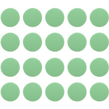 100PCS 6 Inch (150mm) Flat Sponge Light Yellow Light Yellowing Pad Polishing Pad Kit Car Polisher