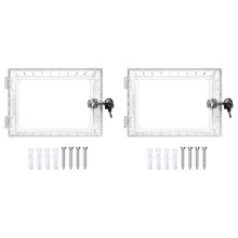 2X Universal Thermostat Lock Box with Key,Clear Thermostat Guard for Thermostat Wall.5 Inch Hx4.72 Inch Wx1.65 Inch D