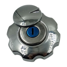 2X Ensemble de Serrures de Couvercle de Bouchon de RéServoir de Carburant de Moto pour CG125 CG 125 PièCes de Rechange RéServoir de Gaz de
