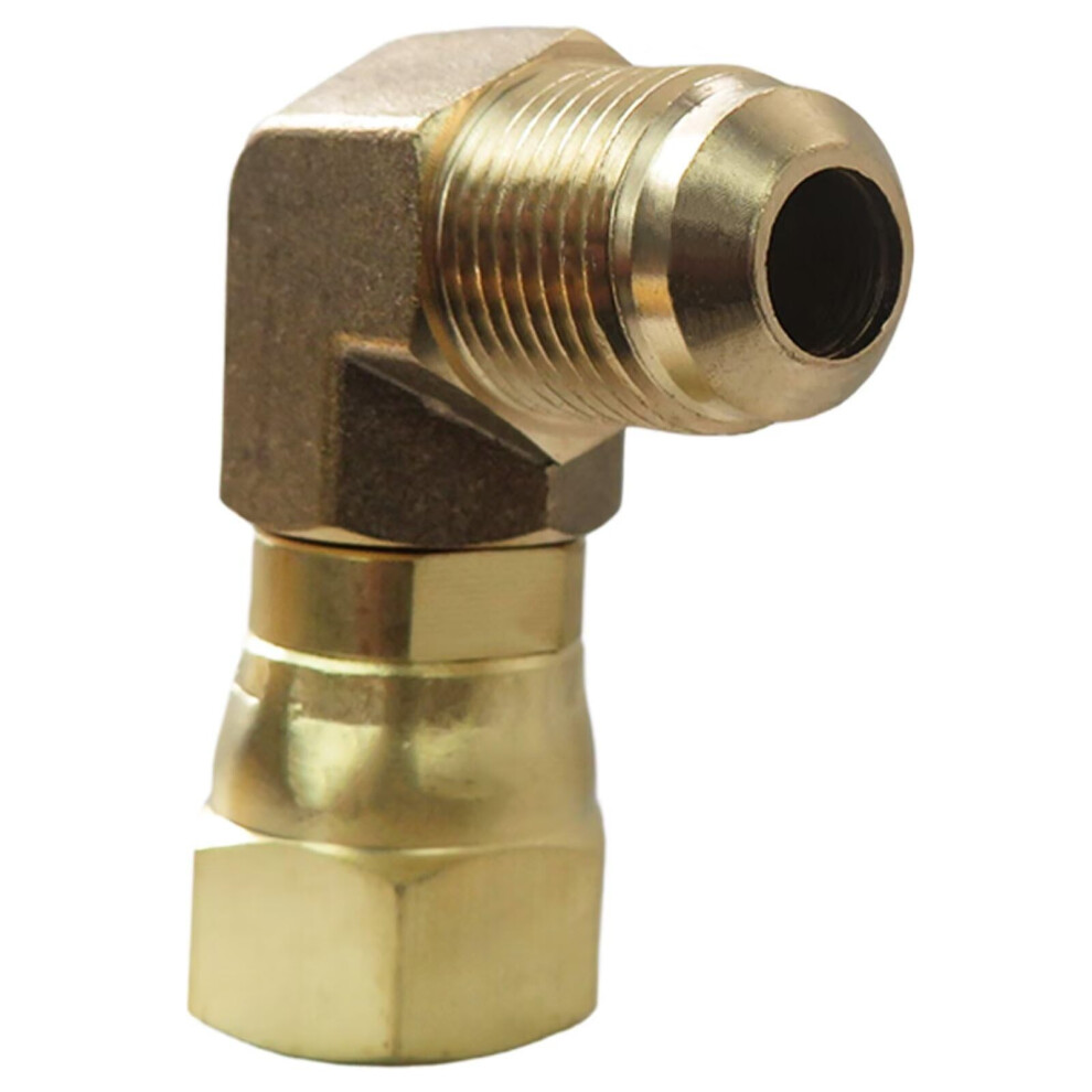 Propane Elbow Fitting 3/8 Inch Brass 90 Degree Gas Connector For Rv Heater Leakresistant 9174973319399