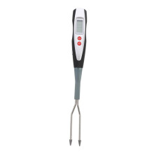 Digital Meat Thermometer Fork Instant Read Stainless Steel BBQ with Long Reach for Grilling and Roasting