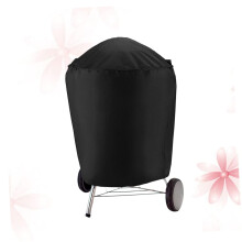 BBQ Grill Cover Waterproof UV Resistant Weatherproof Protector for Outdoor Furniture 60x70cm Black