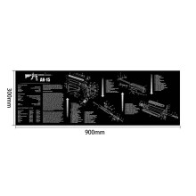 (default) AR15 Glock Cleaning Mat for 17/19/1911 Pistols