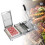 Manual Skewer Machine Stainless Steel Kebab Maker 10 String BBQ Tool with Adjustable Length 1