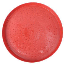 2Pcs Durable Plastic Poultry Feeding Tray Non Slip Chicken Feeder Plate Easy Clean for Farms