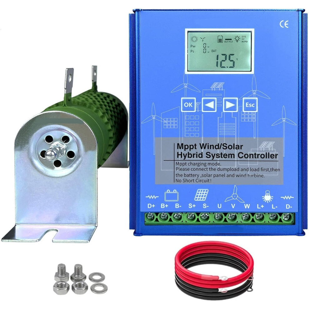 48V Wind Solar Hybrid Mppt Charge Controller Waterproof Ip67 Off Grid Battery Charger 9174973322320