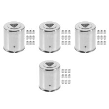 40Pcs Silver Iron Microwave Magnetron Caps Stable Signal Oven Parts