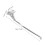 1Metal 2-Stroke Kickstand Silver Side Stand with Spring 3