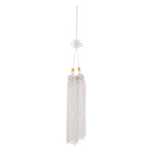 White Traditional Chinese Sword Tassel Silk Martial Arts Tool