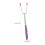BBQ Fork Set 8pcs Adjustable Dual Prong Meat Carving Fork with Long Handle for Camping Grill 2