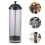 2Pcs Plastic Straw Dispenser for Home Kitchen, Gray Countertop Storage 9