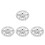 4Pcs Universal Caps Plastic Wheel Hub Covers for Golf Carts 1
