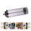 2Pcs Plastic Straw Dispenser for Home Kitchen, Gray Countertop Storage 10