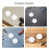 12Pcs White Plastic LED Lamp Shade Covers - Round Bulb Diffuser Parts 7