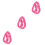 3Rouleaux Fil Élastique Rose DIY Accessoires 5