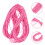 3Rouleaux Fil Élastique Rose DIY Accessoires 10