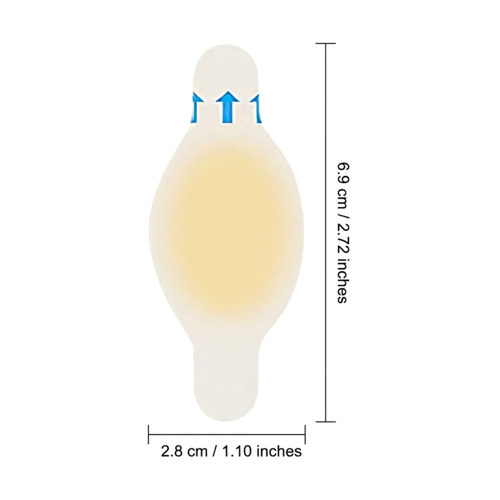 Roc-Electron (6.9 2.8) Hydrocolloid Heel Bandage - Invisible & Comfortable